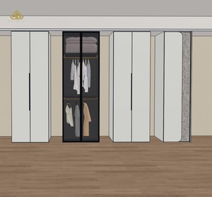 New Trend Door Modular <strong>Wardrobe</strong> 15 Min <strong>Single</strong> Person Assembly Flat Pack Closet Low Shipping Cost Bulk Wholesale - Product Image 3