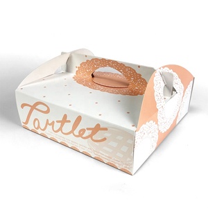 Caja de Cartón Corrugado Ecológica Personalizada de 8, 10 y 12 Pulgadas, Negra y Blanca, para Pizza, con Asa - Product Image 5