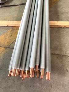Bakır ekstrüde alüminyum Fin tüpler sarmal bakır kanatlı borular soğutma ısı değiştirici - Product Image 5