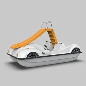 Best selling rotational mold popular playing boat for sale pedal boat 5 seats pedal boat for family or friends party