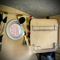 Roulotte de camping légère en forme de larme, petite caravane compacte pour le camping en plein air, les courts voyages et les escapades de week-end