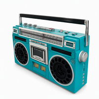 MLK-991C Radio-cassette portable best-seller, style vintage, radio-cassette avec USB