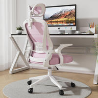 Mobilier de bureau bon marché pour le personnel exécutif chaise d'ordinateur pivotante chaise de bureau ergonomique en maille complète avec appui-tête