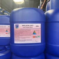 Désinfectant liquide à l'oxygène commercial, détachant puissant, agent blanchissant pour les hôtels, les hôpitaux et les blanchisseries