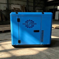 Générateur diesel silencieux à onduleur 5/6/7KW portable à démarrage automatique 50/60Hz 220V avec ATS AVR pour yacht, croisière, alimentation de secours domestique