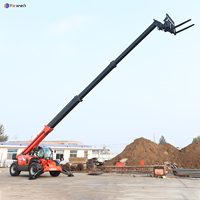 Nouveau transpalette télescopique, chargeur télescopique, capacité de levage de 18 m, mini chariot élévateur télescopique de 4 tonnes à vendre