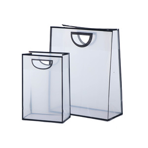 Túi mua sắm trong suốt PP in logo tùy chỉnh XIANGHUI - Product Image 4