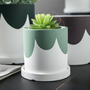 <span class=keywords><strong>2024</strong></span> Naturix grandes macetas de cerámica de estilo nórdico al por mayor maceta de jardín para el hogar interior al aire libre plantas piso caja de escritorio - Product Image 4