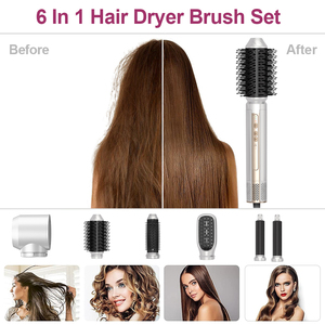 Sèche-<span class=keywords><strong>cheveux</strong></span> 6 en 1 avec <span class=keywords><strong>boucles</strong></span> à grande vitesse et sèche-<span class=keywords><strong>cheveux</strong></span> droit pour des soins capillaires polyvalents - Product Image 4