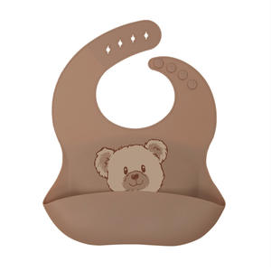 Tendance nouveaux bavoirs en silicone imprimés personnalisés pour bébé étanche alimentation Bebes article tendance pour les nouveau-nés - Product Image 4