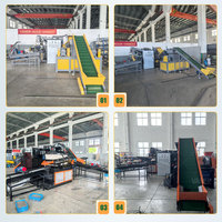 Usine de recyclage de câbles en cuivre industriels avec support d'installation, broyeur-granulateur de fils robuste 600-800 kg/h