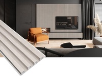 Panneau en PVC plastique moderne, imperméable, ignifuge, résistant à l'humidité, écologique, certifié ISO Intertek, garantie 5 ans, faible entretien
