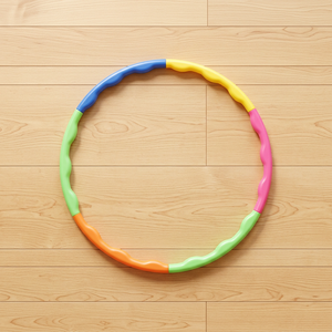 Aros de Hula Rings moldeados de plástico duradero de la mejor calidad al mejor precio para ejercicio de anillo plano de gimnasia y uso de baile - Product Image 2