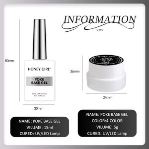HONEY GIRL-Esmalte de uñas en gel clásico para esculpir Poke, 2 colores, OEM/ODM, venta al por mayor - Product Image 6