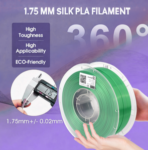 Filamento MGT 3D OEM/ODM, Bajo MOQ, Filamento de Impresión 3D PLA Seda Dural Duradero de 1.75mm - Product Image 3