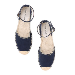 Sandalias <span class=keywords><strong>Romanas</strong></span> de Ante Vacuno Directas de Fábrica, <span class=keywords><strong>Alpargatas</strong></span> de Verano sin Cordones, Zapatos de Venta Caliente para Niñas, Precio Competitivo del Mercado - Product Image 1