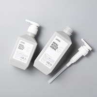 Distributeur de savon 280ml bouteille de pompe à mousse carrée bouteilles de pompe à mousse carrée HDPE 400ml 600ml bouteille de nettoyant pour le visage