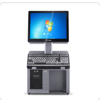 Terminal Punto de Venta Todo en Uno con Sistema Operativo Windows/Android para Supermercados/Centros Comerciales, con Cajón de Dinero, Escaneo de Códigos QR