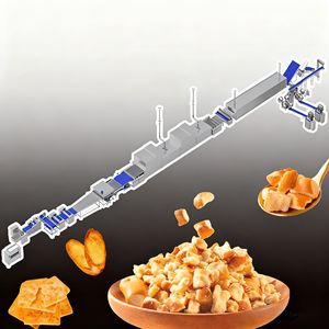 Máquina automática para hacer pan de pretzel-Línea de procesamiento industrial para aperitivos tradicionales - Product Image 1