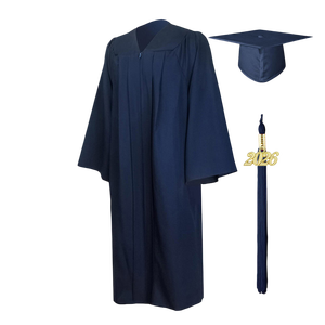 Togas y birretes de graduación universitarios tejidos al por mayor, uniformes escolares - Product Image 3