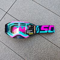Masque de motocross professionnel avec lentille interchangeable - Coupe-vent et anti-poussière pour la conduite tout-terrain
