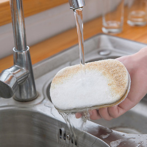 Sponge Cleaning Brush For Kitchen Sink Bathtub Tile Floor Pots And Pans Household Cleaning Tool With Soft Pad Pink Gray Green - Product Image 4