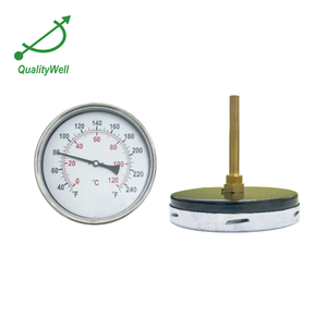 6'' Back Connection Hot <strong>Water</strong> Bimetal Thermometer <strong>Water</strong> Heater <strong>Temperature</strong> <strong>Gauge</strong> - Product Image 1