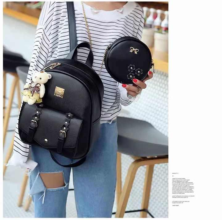 2025 New PU 3 in Women's Bag Mini Backpack - Fashionable & Durable