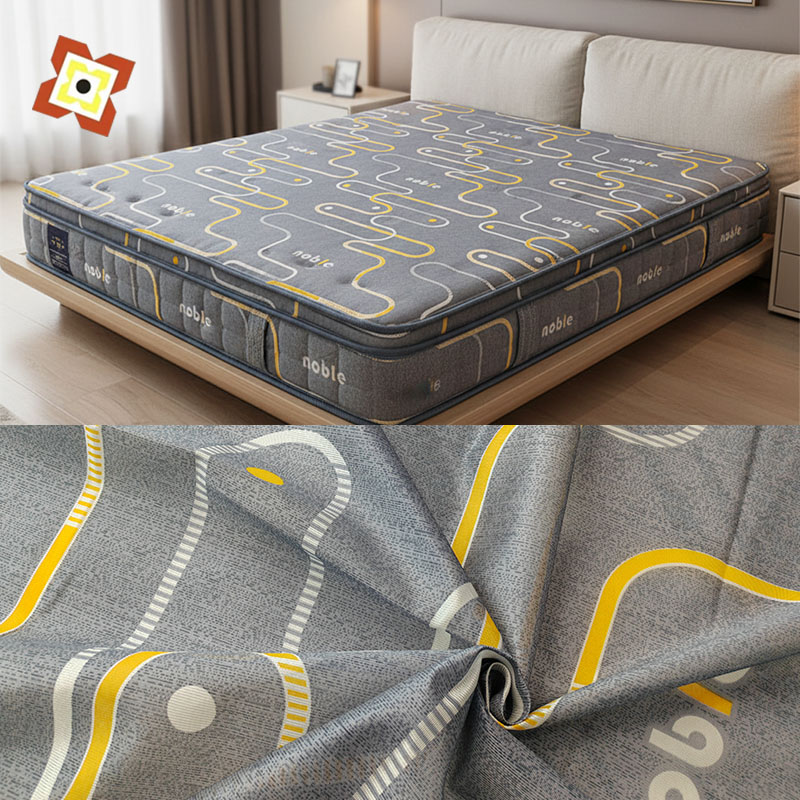 Polyester Printed Fabric Mattress Fabric Polyester Bed Sheets Duvet Covers Bedding Synthetic Fabrics Wholesale Limited Dyeing