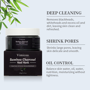 Nhãn hiệu riêng than tre Detox exfoliagting làm sạch sâu mụn đầu đen loại bỏ đất sét mặt nạ dưỡng ẩm mặt nạ bùn - Product Image 3