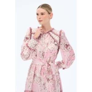 Maxi abito <span class=keywords><strong>rosa</strong></span> Crush Frill in <span class=keywords><strong>rosa</strong></span> - Product Image 4