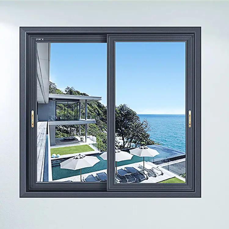 Fenêtre coulissante en alliage d'aluminium, 1 pièce, pour fenêtres classiques d'appartement