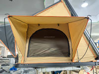 Carpa de techo de aluminio rígido con apertura lateral, caja de tienda duradera, techo de coche en la azotea
