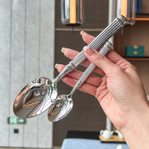 DF BC Fashion Nouveauté Spéciale – Couverts en Acier Inoxydable à Manche Martelé : Couteau de Table, Couteau à Steak, Fourchettes de Table, Fourchettes à Dessert – Personnalisables - Product Image 6