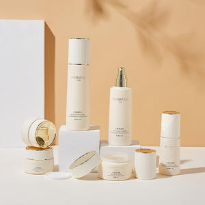 Juego de Botellas de Vidrio para Cuidado de la Piel <span class=keywords><strong>Loreal</strong></span> Personalizadas, Botella con Bomba para Loción de 40 ml y 100 ml, Tarro para <span class=keywords><strong>Crema</strong></span> y Botella con Atomizador Recargable - Product Image 2