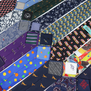 Cravate Jacquard Rayée en Polyester Pré-nouée Élastique à Clipser pour l'École - Promotion - Product Image 6