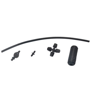 Kit de nebulización para invernadero de jardín, <span class=keywords><strong>4</strong></span> salidas, boquilla de atomización cruzada con conector antigoteo y manguera de <span class=keywords><strong>4</strong></span>/7mm - Product Image 3