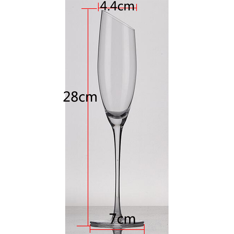 Lead free Red White Wine Champagne Glassware Wedding Party Celebrating Bar Thin Stem Champagne Flutes Clear Crystal Glass Gift