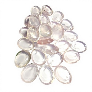 Natural Rose Quartz <b>Drilled</b> Fancy Shape Loose Gemstone High Quality <b>Pink</b> 15x20mm Rajasthan Spacer Beads Jewelry Making Wholesale - Product Image 1