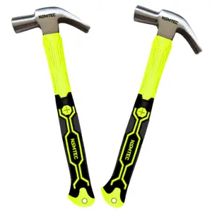 Rubber Grip Solid Forged Polished Claw Hammer