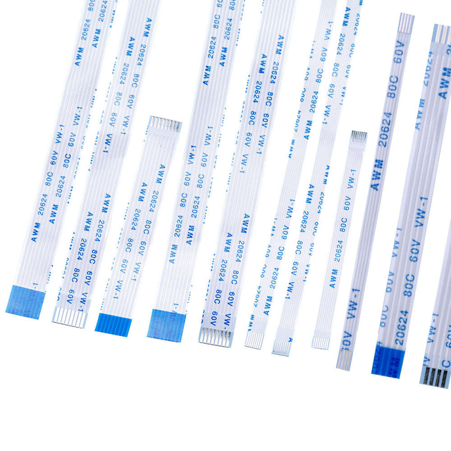 LXC Flat Flexible Cable 20624 80C 60V Pitch 0.5 1.0 MM 4P 6 8 10 12 14 16 18 20 24 26 30 32 34 40 Pin FFC FPC LCD Cable BOM GOOD