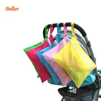 Wasserdichte Tasche Tasche für Wagen, Kinderwagen Beliebte Baby Windel Nass Tasche mit Ziapper