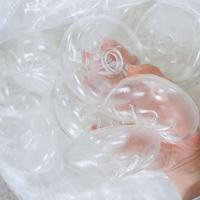 Squishy en forme de boulette de cristal avec texture gelée transparente, mini-jouet anti-stress à remontée lente, jouets squishy translucides pour soulager le stress, personnalisables
