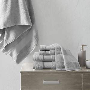 Ensemble de serviettes de bain Db, 6 pièces, en coton jacquard, séchage rapide, doux et absorbant, pour usage domestique - Product Image 3