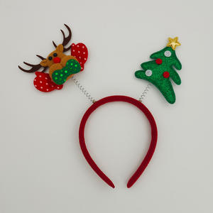Comercio exterior Reno Navidad Niños Diadema de plástico Suministros de decoración para fiestas - Product Image 1