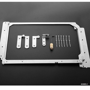 Thép không gỉ hiện đại gấp cửa bản lề phần cứng im lặng vô hình cửa trượt Phụ kiện cho phòng ngủ phòng tắm cửa gỗ - Product Image 4