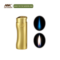 Briquet porte-clés torche USB MK Electronic Jet Flame pour cochon Briquet personnalisé Turbo Briquet autocollant métal Briquets