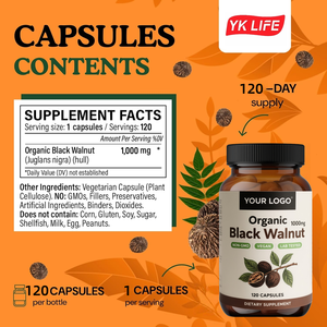 Manajemen tubuh kualitas tinggi wormcengkeh kayu jahe dan parasit membersihkan suplemen peptida kapsul kenari hitam untuk Kesehatan - Product Image 2