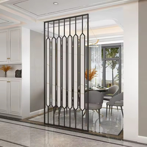Étanche Art Déco Laser Cut Metal Screen Fabricant Séparation Mesh <span class=keywords><strong>Rideau</strong></span> Mur Cloison Clôture Haut Panneau De Séparation - Product Image 1