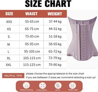 Ceinture amincissante Yixinly pour femme, corset en U, gaine abdominale pour le fitness avec fermeture à agrafes, fabriquée en Chine